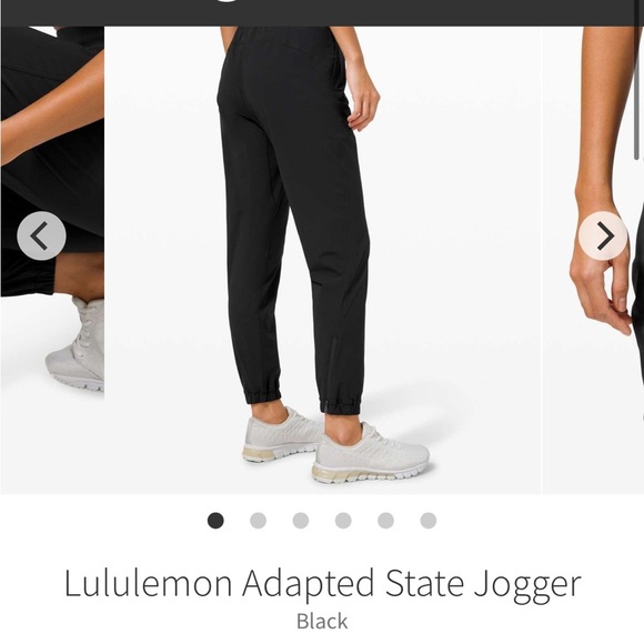LULULEMON SIZE 0 ADAPTED STATE JOGGER - Picture 6 of 7